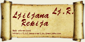 Ljiljana Repija vizit kartica